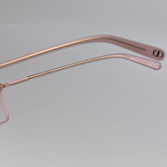 Dior MINI CD O S2I 4000 BRAND NEW Eyeglasses Pink Nude Women Square - Picture 12 of 16
